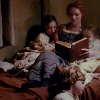 Mrs. Hudson reading to her children