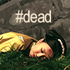 empress fuca rongyin in a coma with the text "#dead"